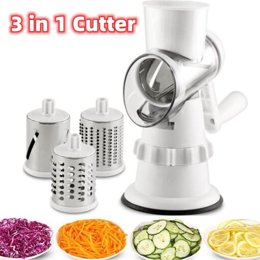 3-in-1 Manual Vegetable Slicer & Grater - Image 6