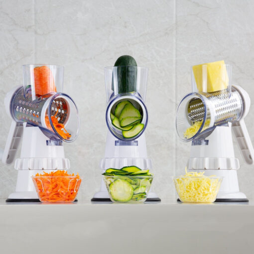 3-in-1 Manual Vegetable Slicer & Grater - Image 3